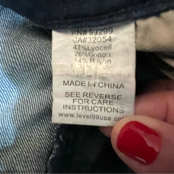 ANTHROPOLOGIE Level 99 Lily Skinny Straight Denim Jeans Size 28 - Picture 9 of 11